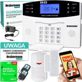 Alarm bezdrôtový pohybový senzor dverí okna GSM SYRENA TUYA POĽSKÝ WiFi